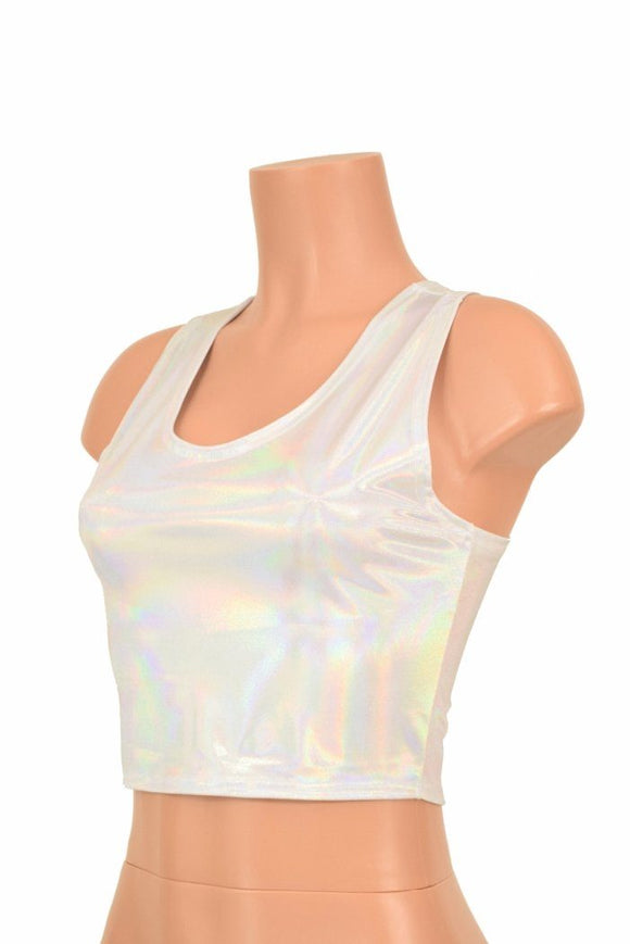 Flashbulb Racerback Crop Top - Coquetry Clothing
