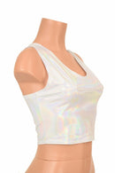 Flashbulb Racerback Crop Top - Coquetry Clothing
