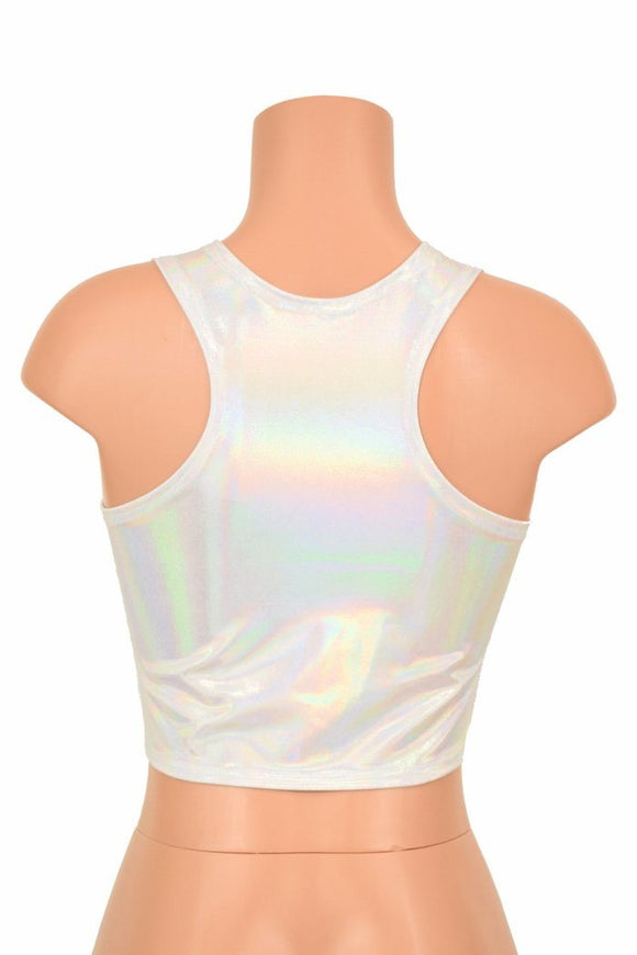 Flashbulb Racerback Crop Top - Coquetry Clothing
