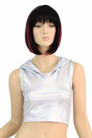 Flashbulb Sleeveless Crop Hoodie - Coquetry Clothing