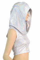 Flashbulb Sleeveless Crop Hoodie - Coquetry Clothing