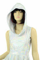 Flashbulb Sleeveless Hoodie Skater Dress - Coquetry Clothing