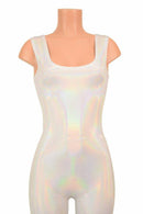 Flashbulb Tank Holographic Catsuit - Coquetry Clothing
