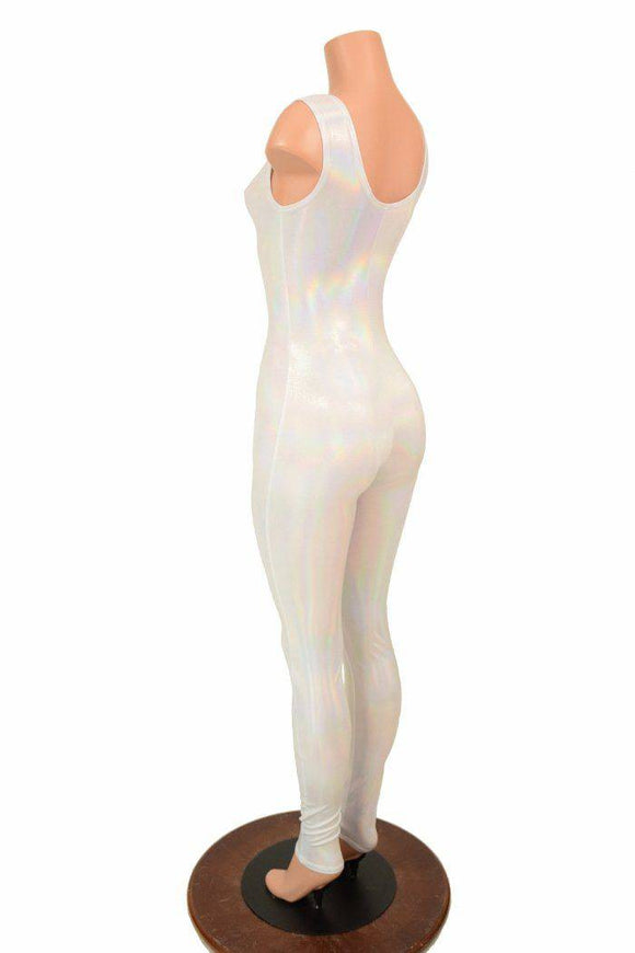 Flashbulb Tank Holographic Catsuit - Coquetry Clothing
