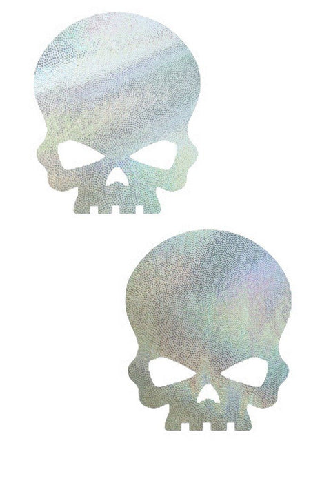 Flashbulb Skulls Pasties - Coquetry Clothing