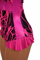 Flip Sleeve Paneled Lightning Romper - Coquetry Clothing