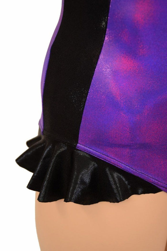Flip Sleeve Paneled Romper - Coquetry Clothing