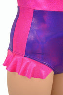 Flip Sleeve Paneled Romper - Coquetry Clothing