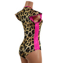 Flip Sleeve Side Panel Romper - Coquetry Clothing