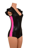 Flip Sleeve Side Panel Romper - Coquetry Clothing