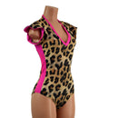 Flip Sleeve Side Panel Romper - Coquetry Clothing