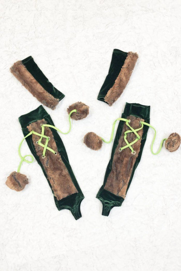 Forest Fox Leg Warmer & Arm warmer Accessory Set - 1