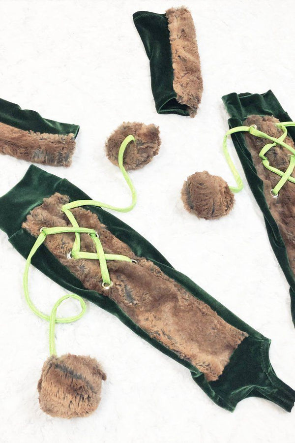 Forest Fox Leg Warmer & Arm warmer Accessory Set - 3