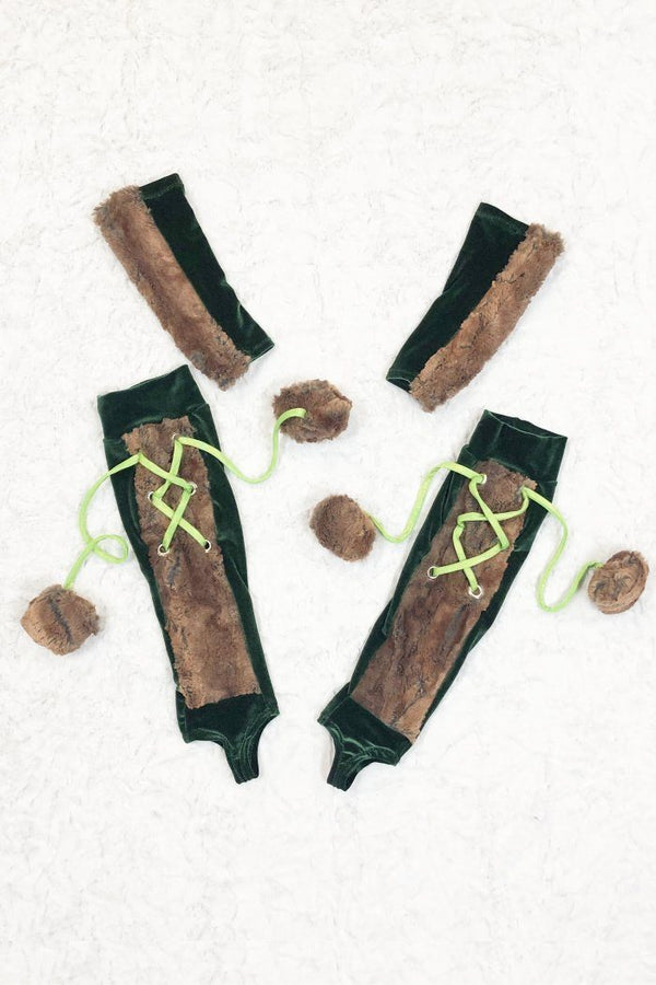 Forest Fox Leg Warmer & Arm warmer Accessory Set - 4