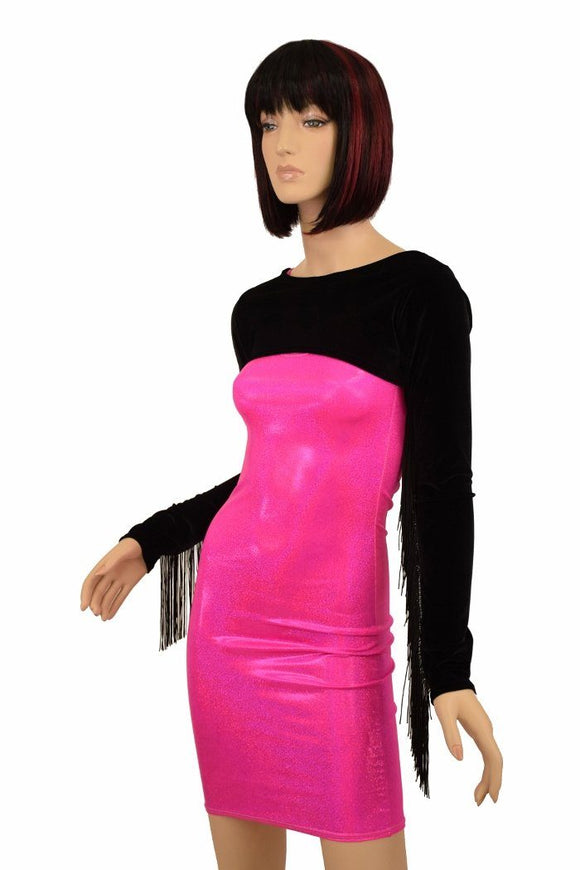 Fringe Bolero Dance Sleeves - Coquetry Clothing
