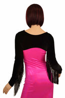 Fringe Bolero Dance Sleeves - Coquetry Clothing