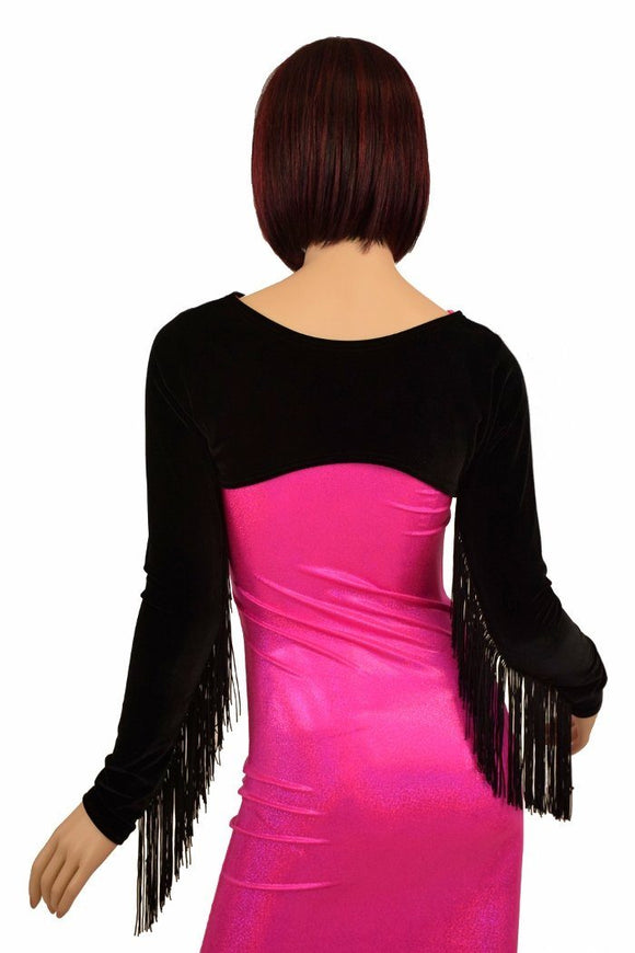 Fringe Bolero Dance Sleeves - Coquetry Clothing