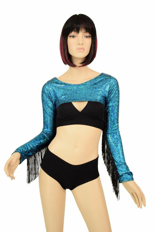 Fringe Bolero Dance Sleeves - 1