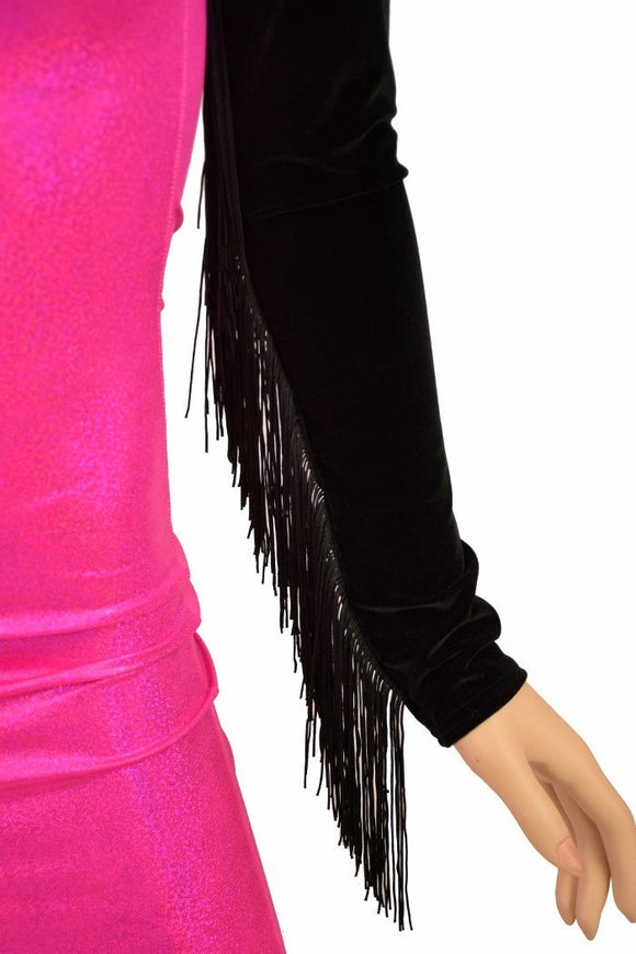 Fringe Bolero Dance Sleeves - Coquetry Clothing