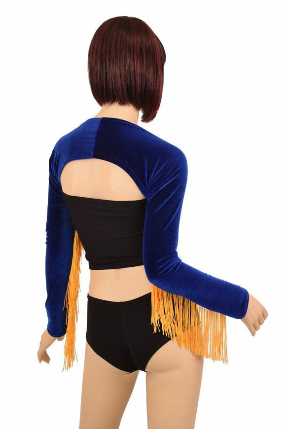 Fringe "Samba Sleeve" Dance Shrug - Coquetry Clothing