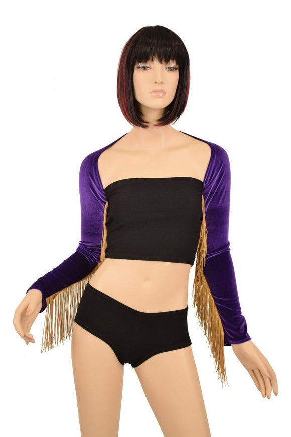 Fringe "Samba Sleeve" Dance Shrug - Coquetry Clothing