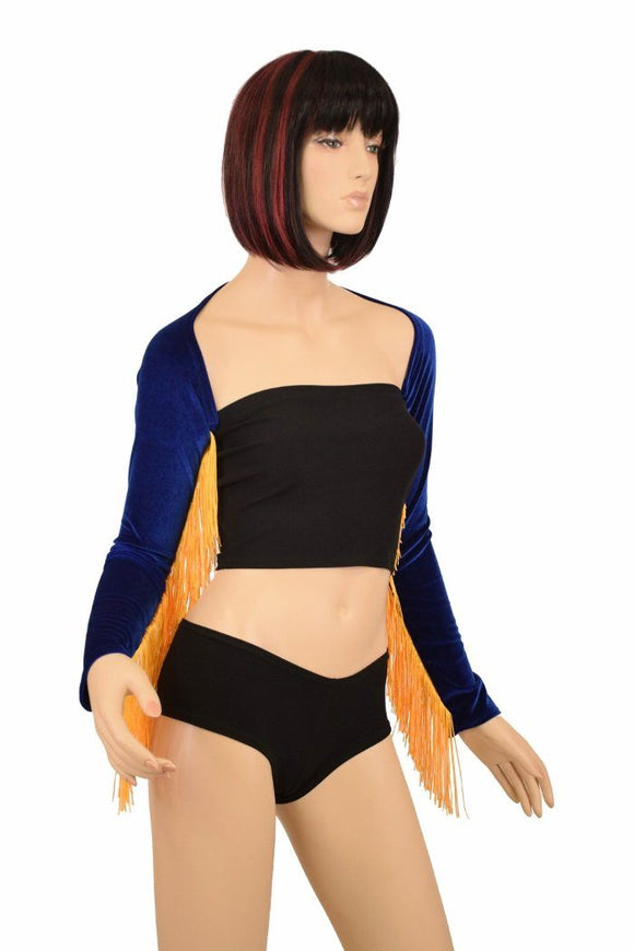 Fringe "Samba Sleeve" Dance Shrug - Coquetry Clothing