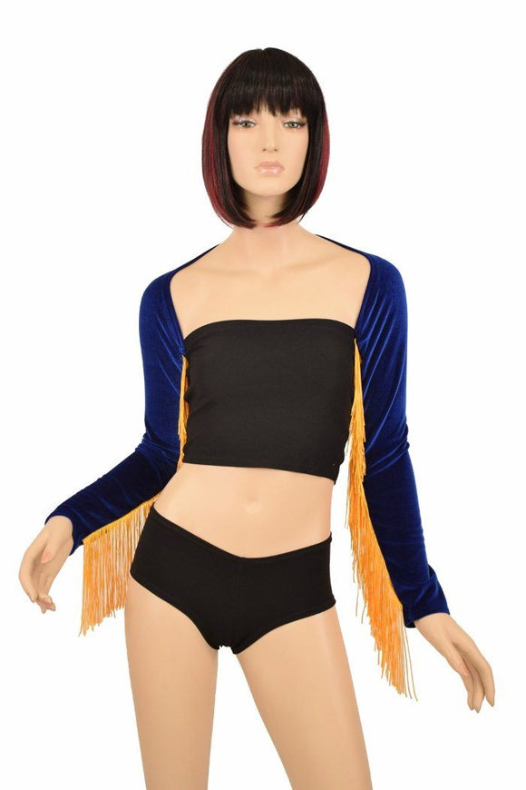 Fringe "Samba Sleeve" Dance Shrug - Coquetry Clothing