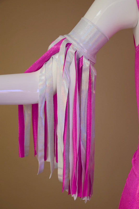 Fringed Wrestling Arm Bands with Slide Ties - Coquetry Clothing