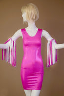 Fringed Wrestling Arm Bands with Slide Ties - Coquetry Clothing