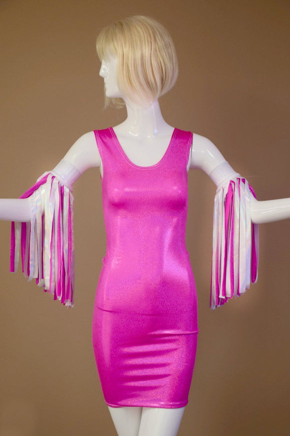 Fringed Wrestling Arm Bands with Slide Ties - Coquetry Clothing