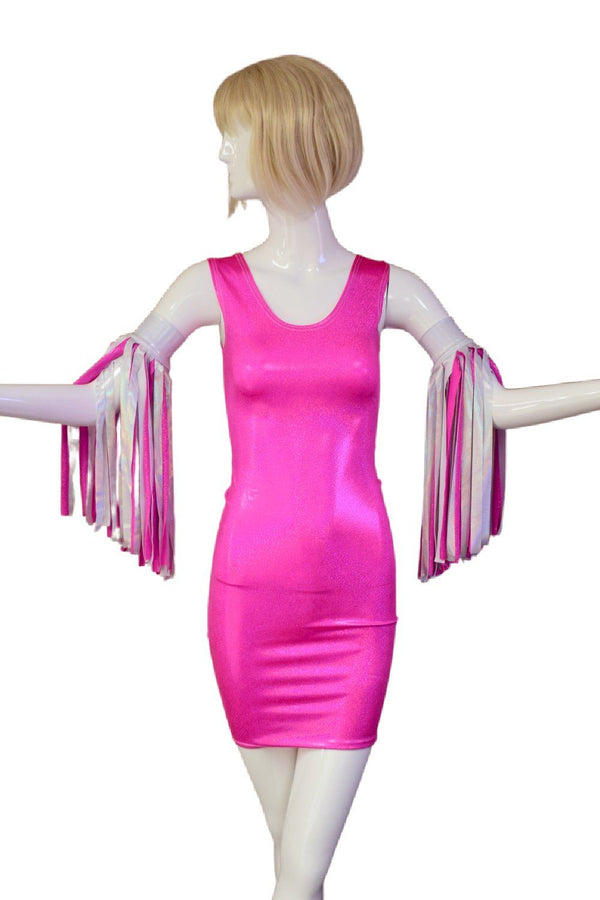 Fringed Wrestling Arm Bands with Slide Ties - 1