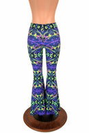 Front Lace Up High Waist Solar Flares - Coquetry Clothing