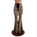 Front Lace Up High Waist Solar Flares - Coquetry Clothing