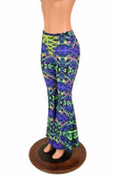 Front Lace Up High Waist Solar Flares - Coquetry Clothing