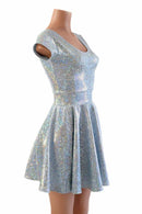Frostbite Cap Sleeve Skater Dress - Coquetry Clothing