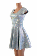 Frostbite Cap Sleeve Skater Dress - Coquetry Clothing
