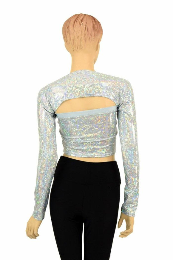 Frostbite Holo "Samba Sleeve" Dance Shrug - Coquetry Clothing
