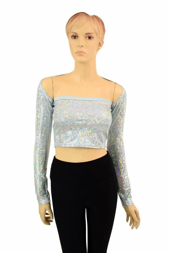 Frostbite Holo "Samba Sleeve" Dance Shrug - Coquetry Clothing