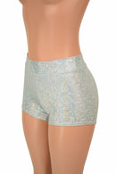 Frostbite Holographic Midrise Shorts - Coquetry Clothing