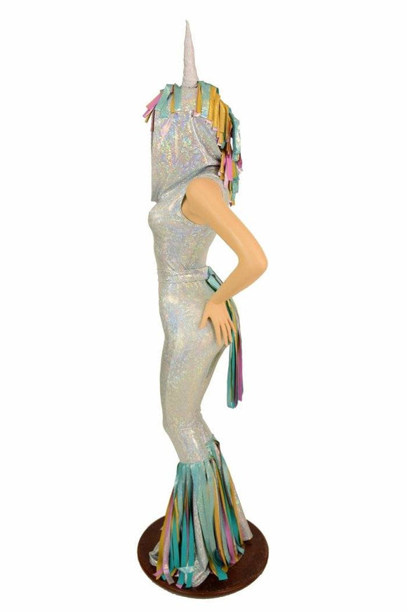 Frostbite Holographic Unicorn Catsuit - Coquetry Clothing