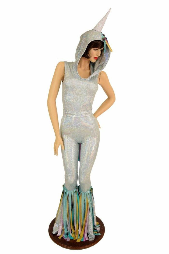Frostbite Holographic Unicorn Catsuit - Coquetry Clothing