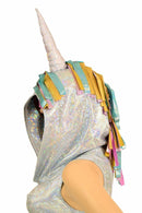 Frostbite Holographic Unicorn Catsuit - Coquetry Clothing