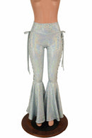 Frostbite Lace Up Bell Bottom Flares - Coquetry Clothing
