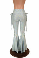 Frostbite Lace Up Bell Bottom Flares - Coquetry Clothing
