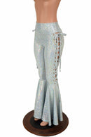 Frostbite Lace Up Bell Bottom Flares - Coquetry Clothing