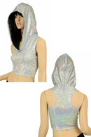 Frostbite Racerback Crop Hoodie - Coquetry Clothing