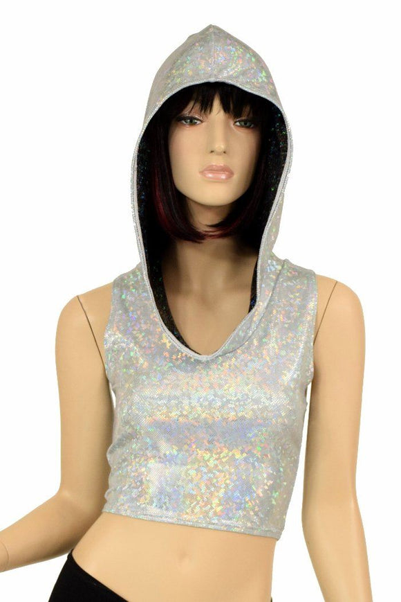 Frostbite Racerback Crop Hoodie - Coquetry Clothing