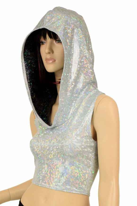 Frostbite Racerback Crop Hoodie - Coquetry Clothing