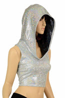 Frostbite Racerback Crop Hoodie - Coquetry Clothing