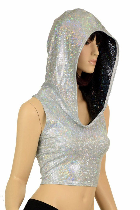 Frostbite Racerback Crop Hoodie - Coquetry Clothing